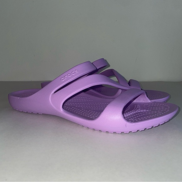 Crocs Kadee II Sandals Women's Size 9 Purple - Picture 4 of 8